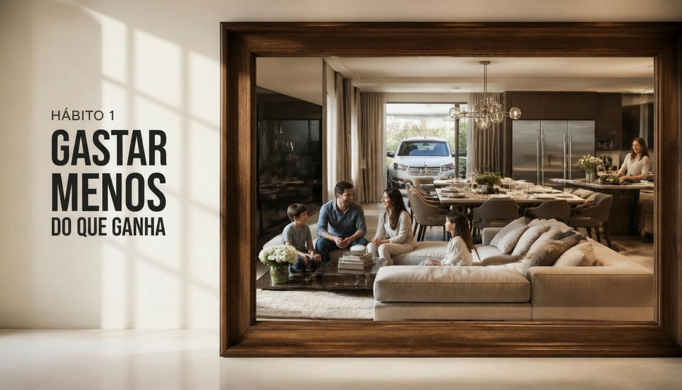 Hábito 1 – Gastar Menos do que Ganha