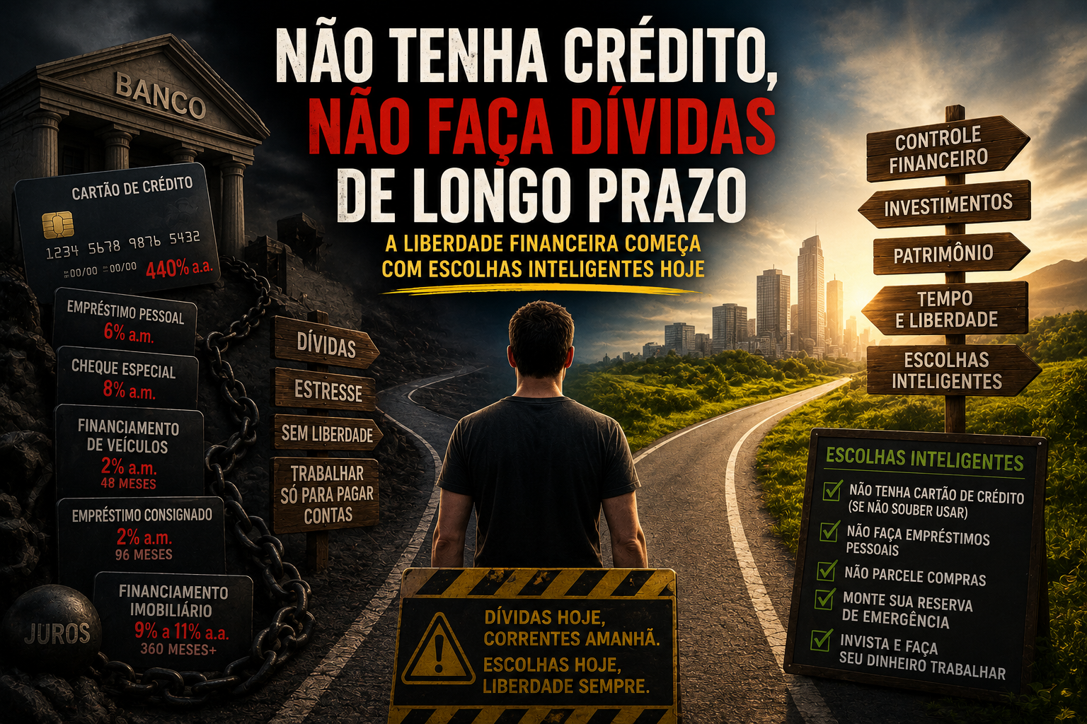 Não tenha Crédito, Não fazer Dívidas de Longo Prazo