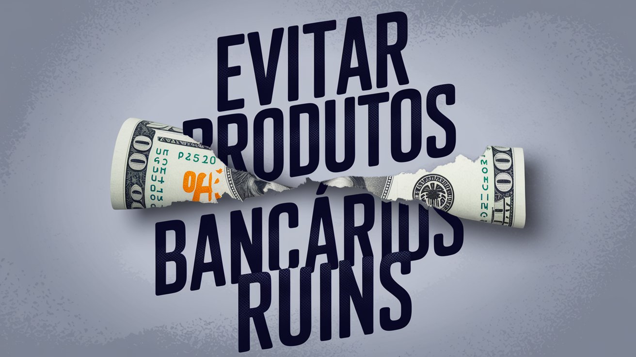 Evitar péssimos produtos bancários que equivalem a rasgar dinheiro