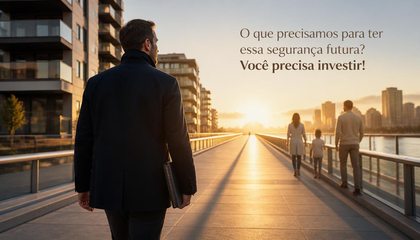 O que precisamos para ter essa segurança futura? Você precisa investir!