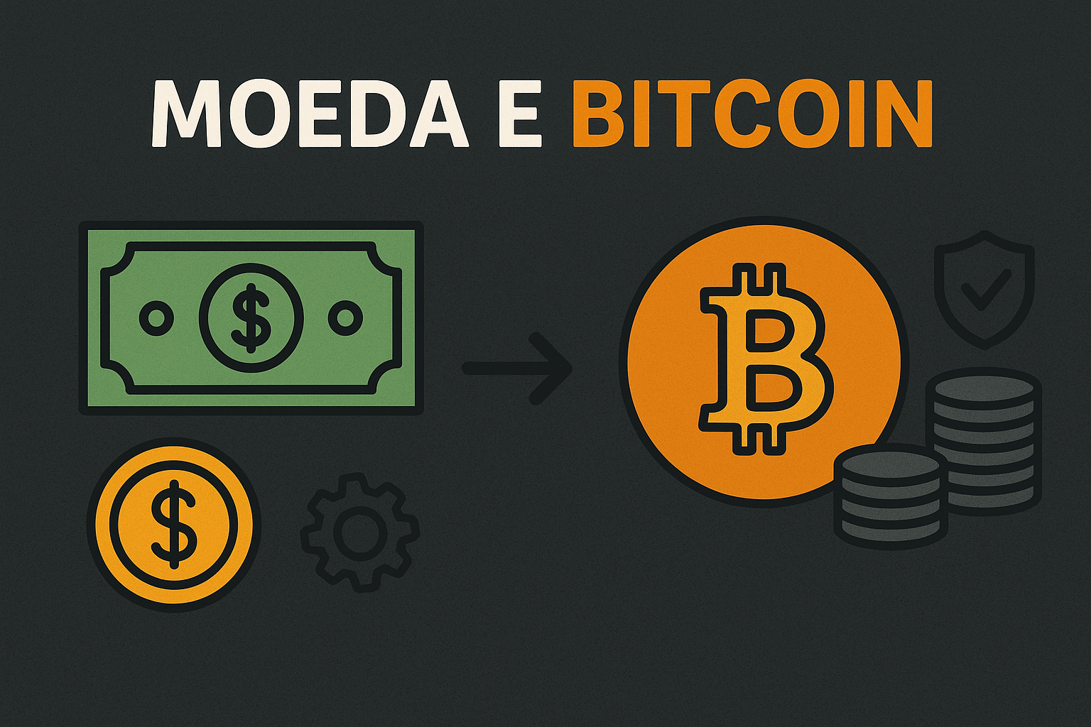 Moeda e Bitcoin