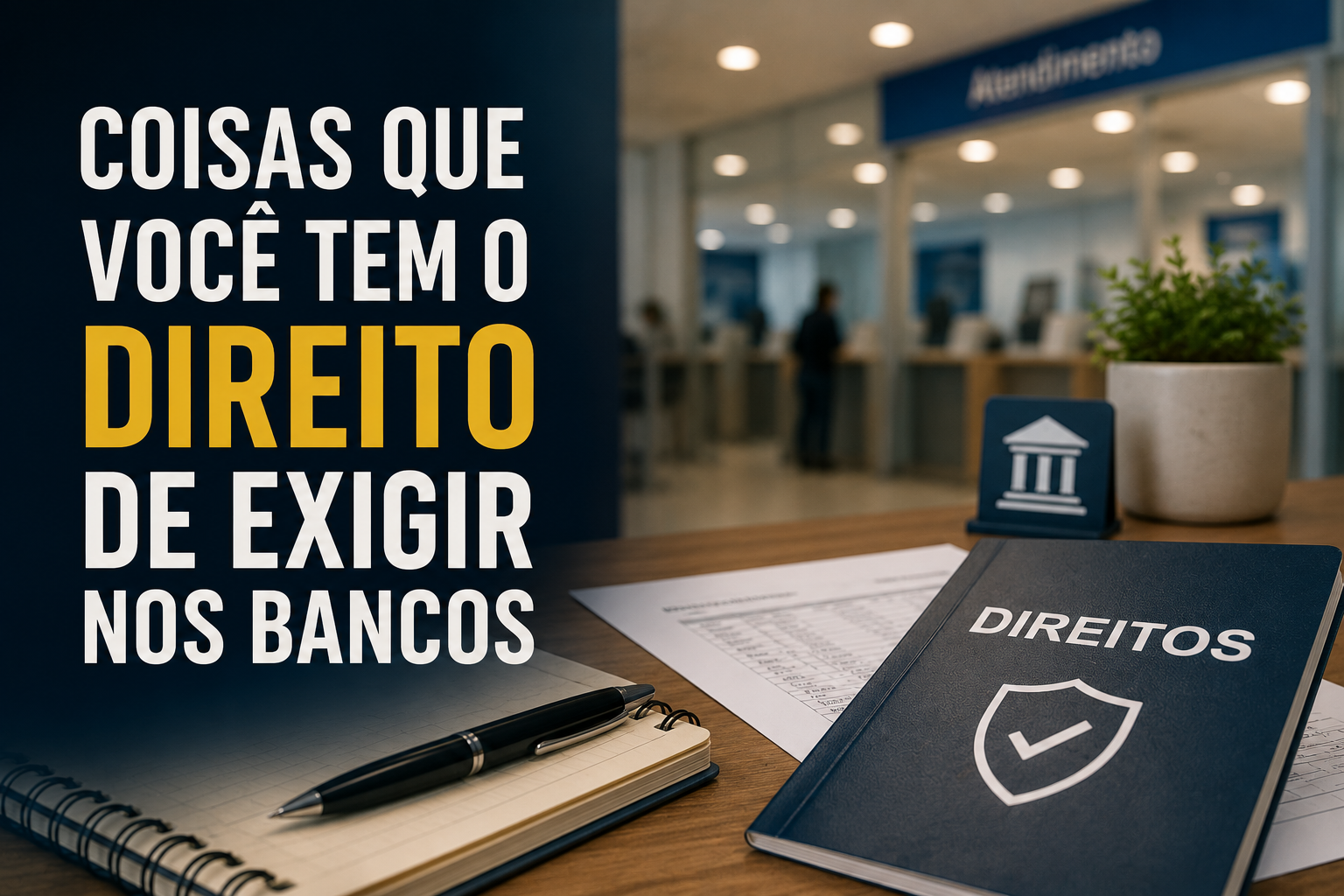 Coisas que você tem o direito de exigir nos bancos
