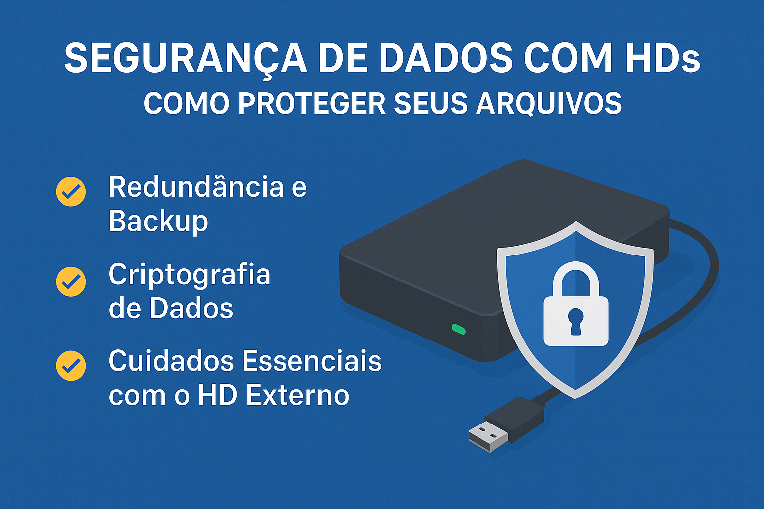 Segurança de Dados com HDs: Como Proteger Seus Arquivos