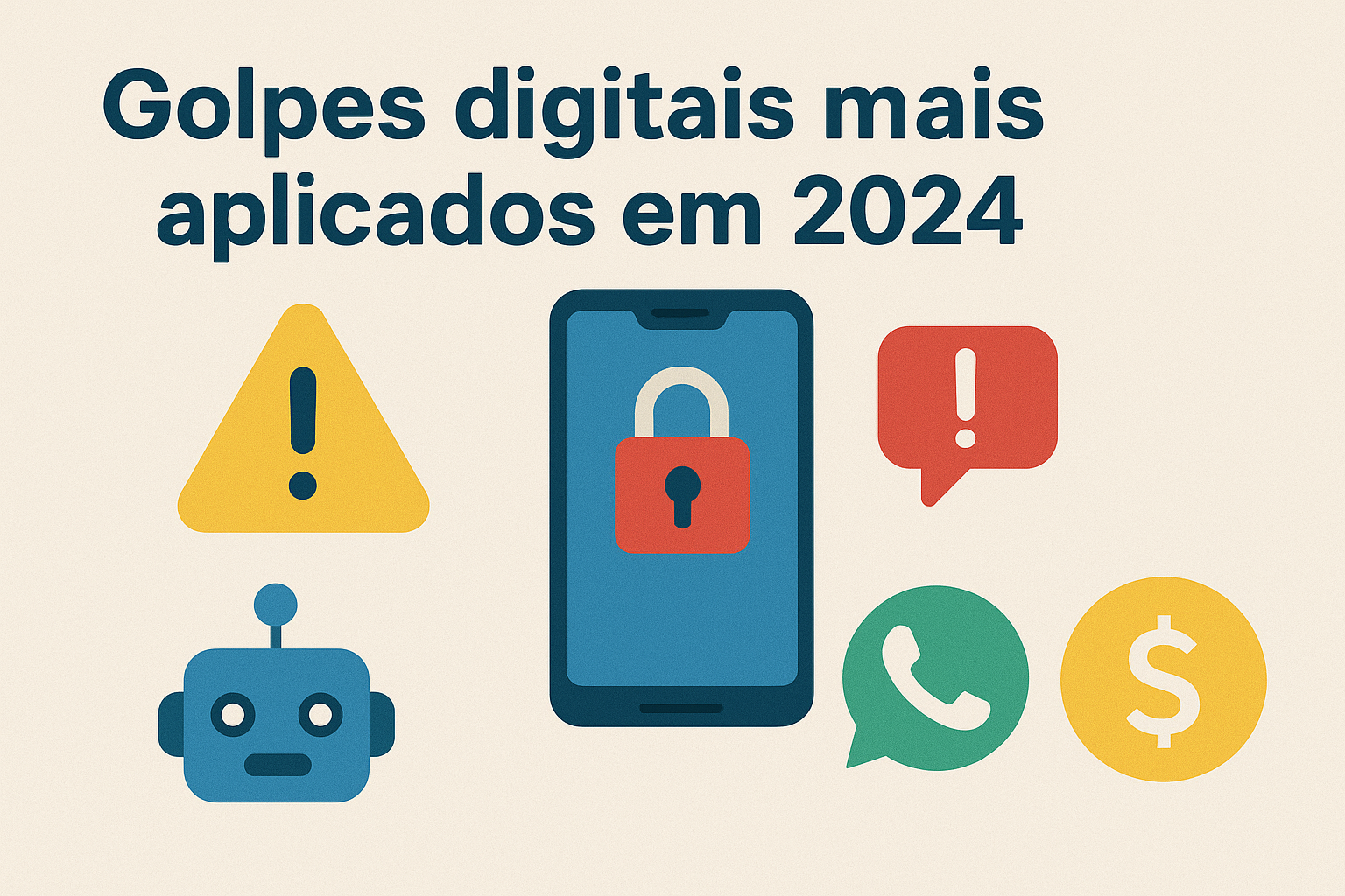 Golpes digitais mais aplicados em 2024