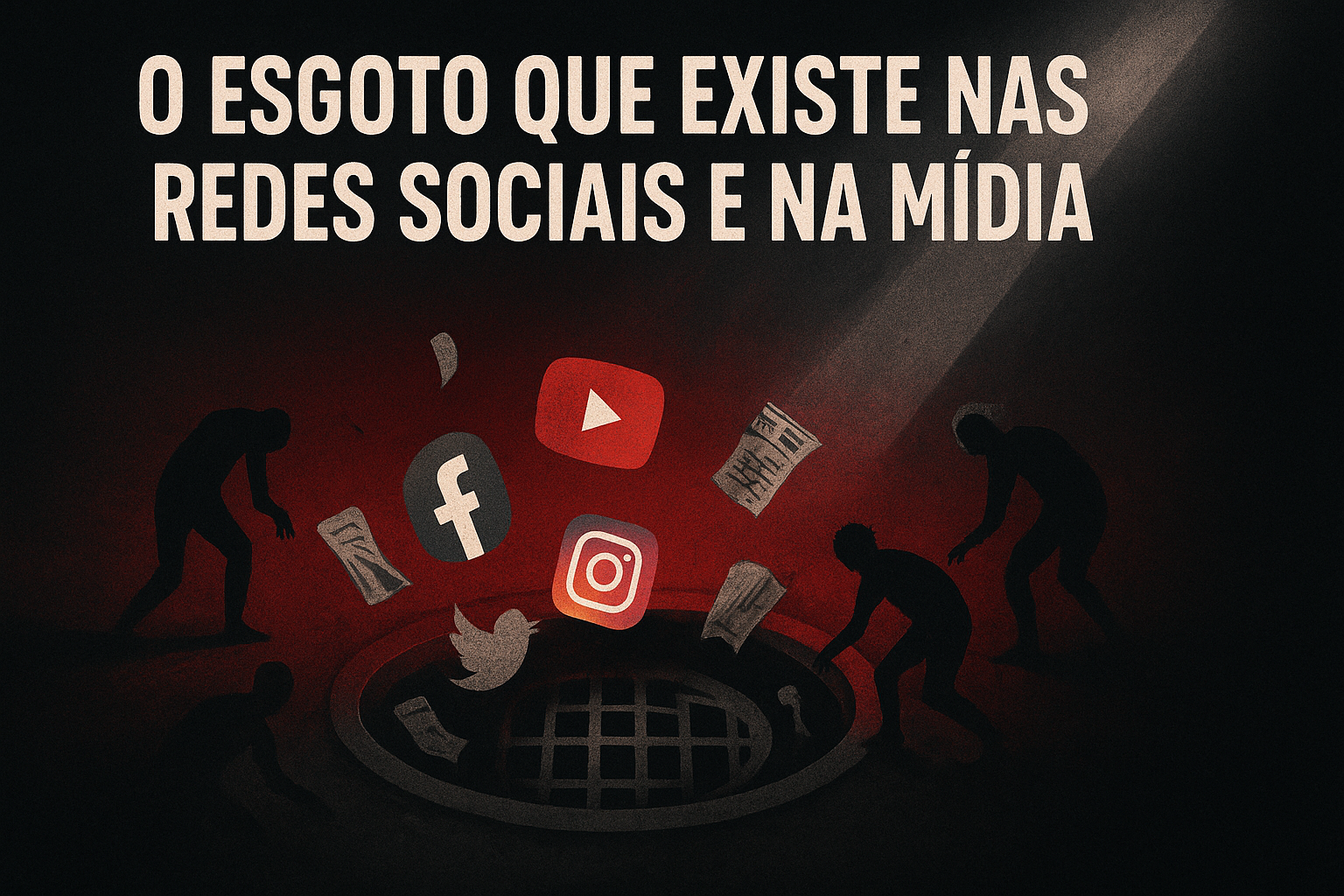 O esgoto que existe nas redes sociais e na mídia