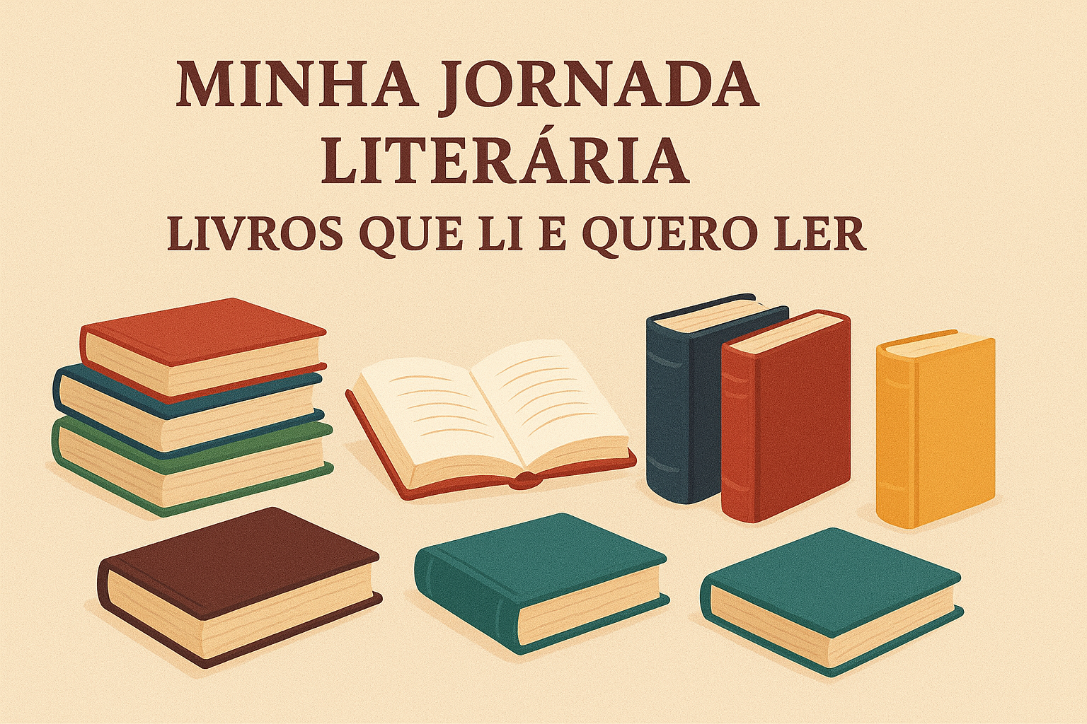 Minha Jornada Literária: Livros Que Li e Quero Ler
