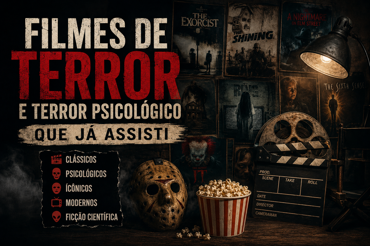 Filmes de Terror e Terror Psicológico que Já Assisti
