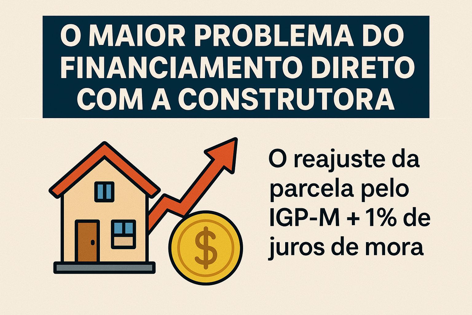 O maior problema do financiamento direto com a construtora
