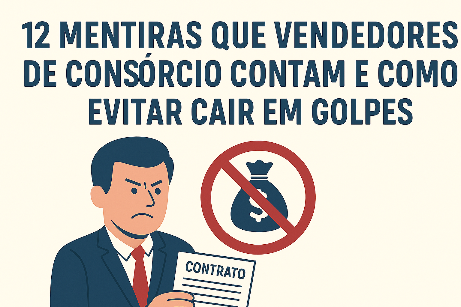 12 Mentiras que Vendedores de Consórcio Contam e Como Evitar Cair em Golpes