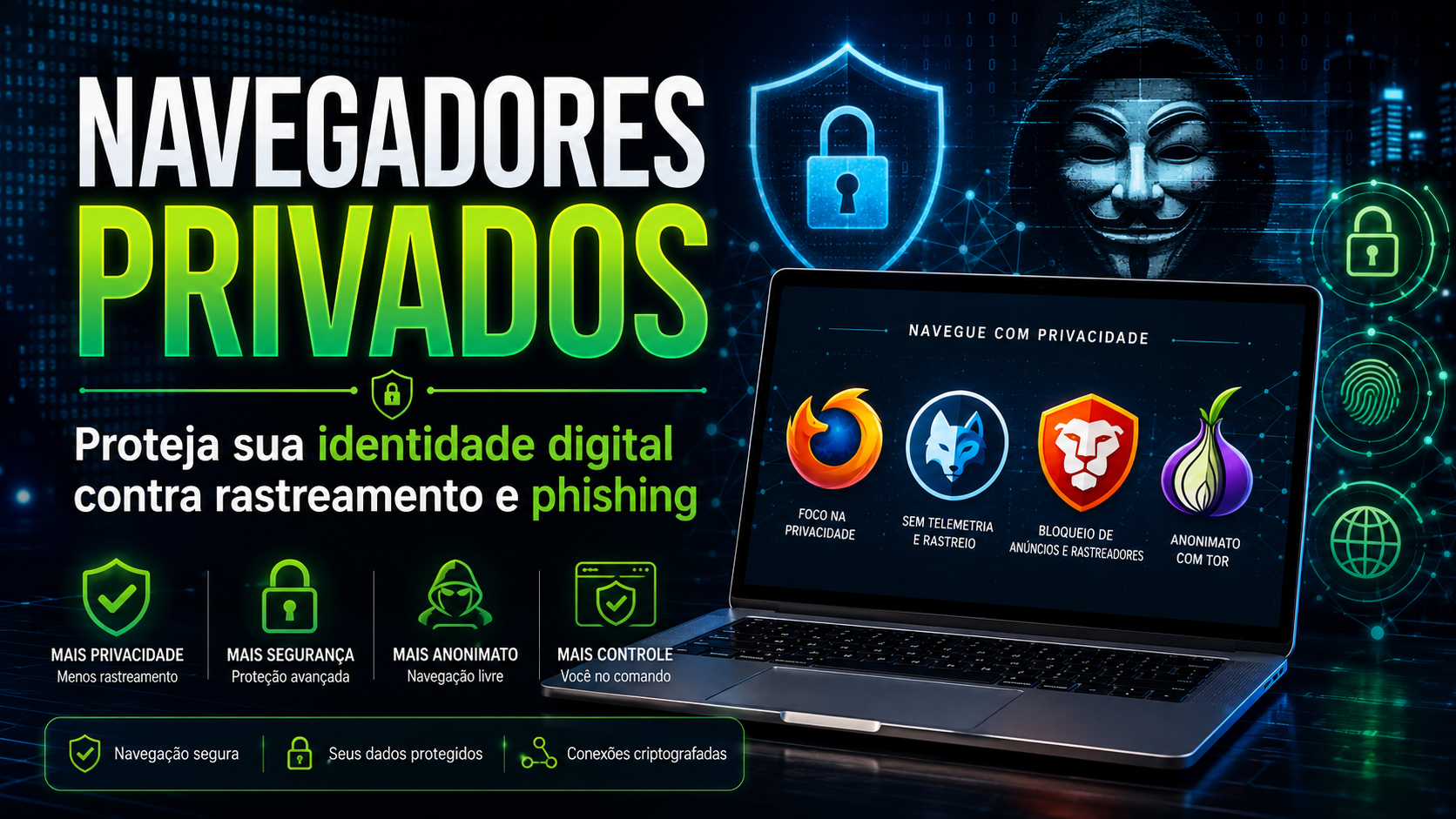 Navegadores Privados e Identidade Digital: Como Proteger Seus Dados na Internet em 2026