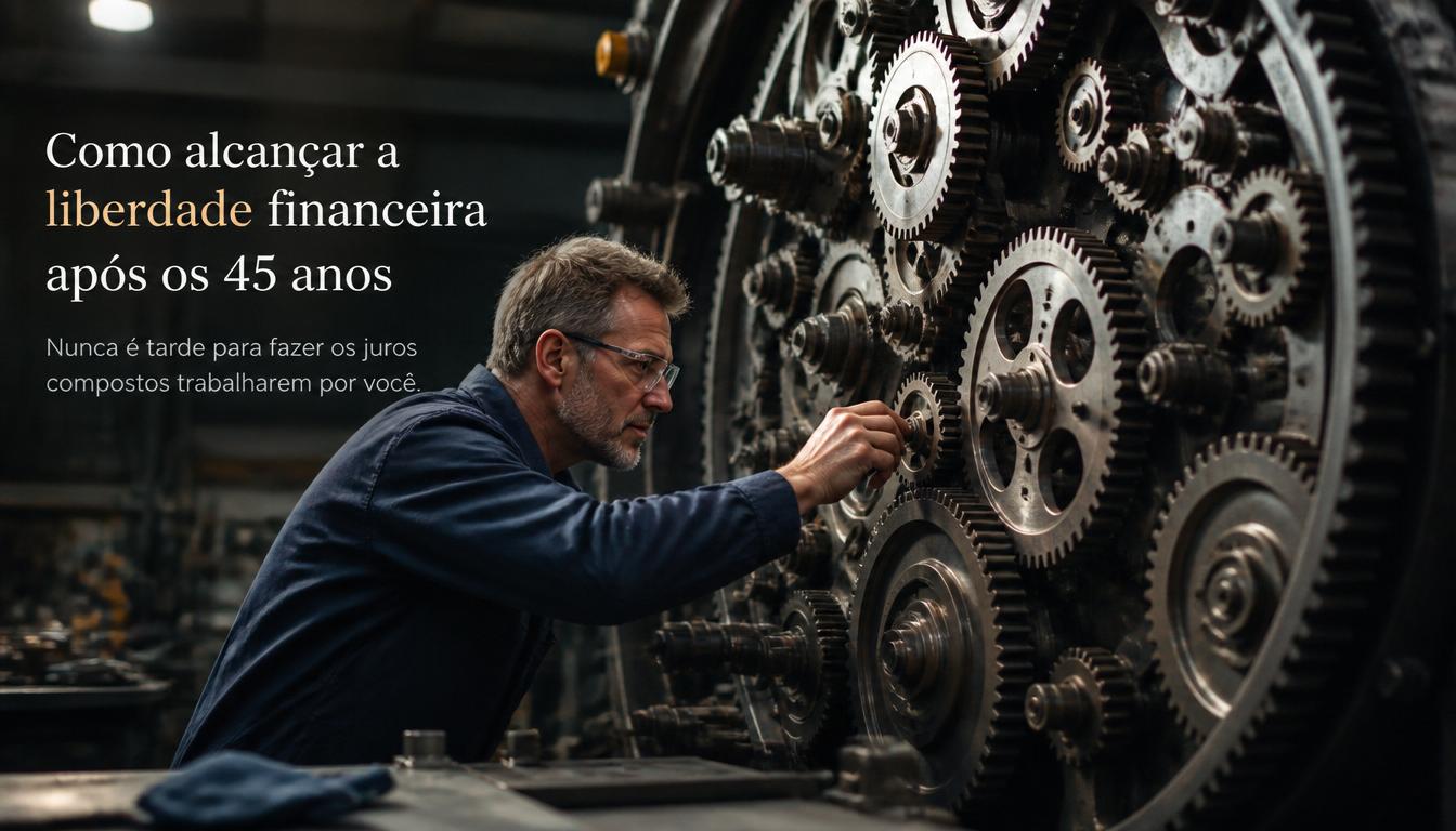 Como alcançar a liberdade financeira após os 45 anos