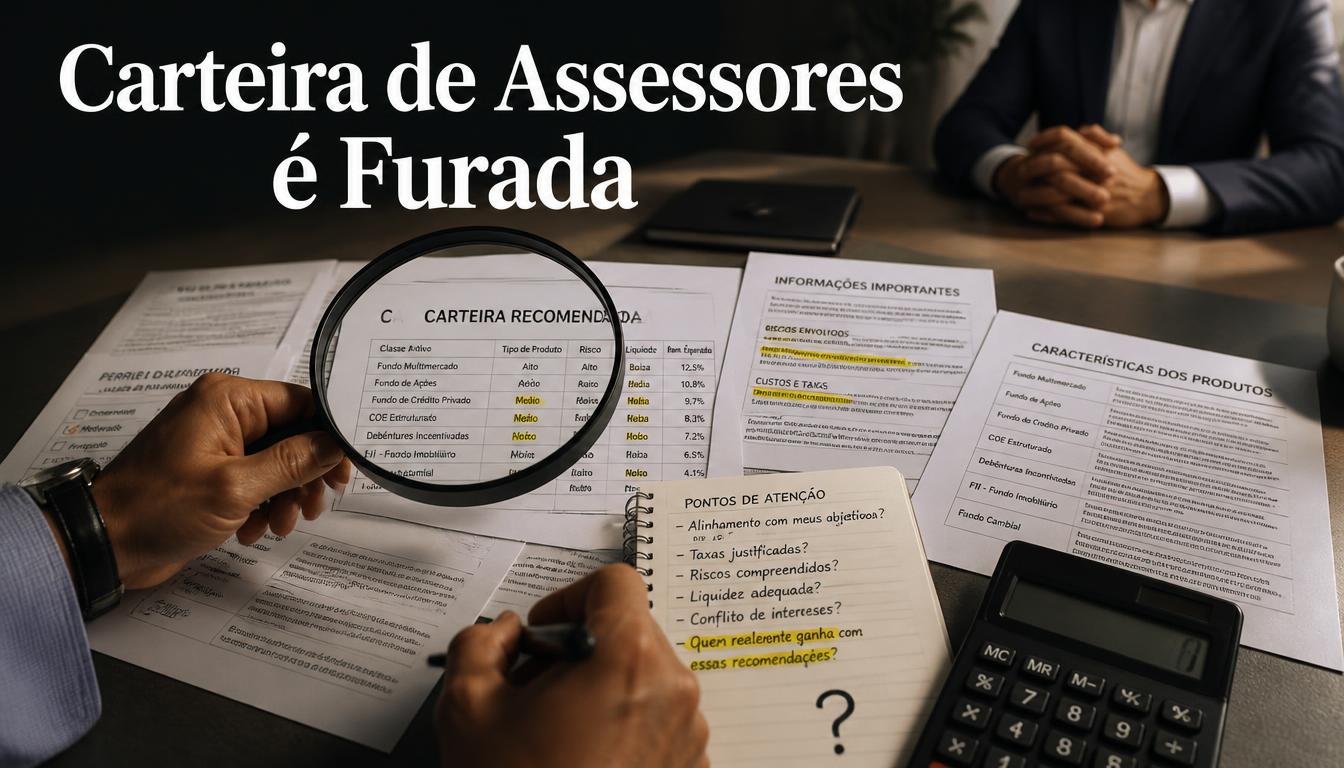 Carteira de Assessores é Furada